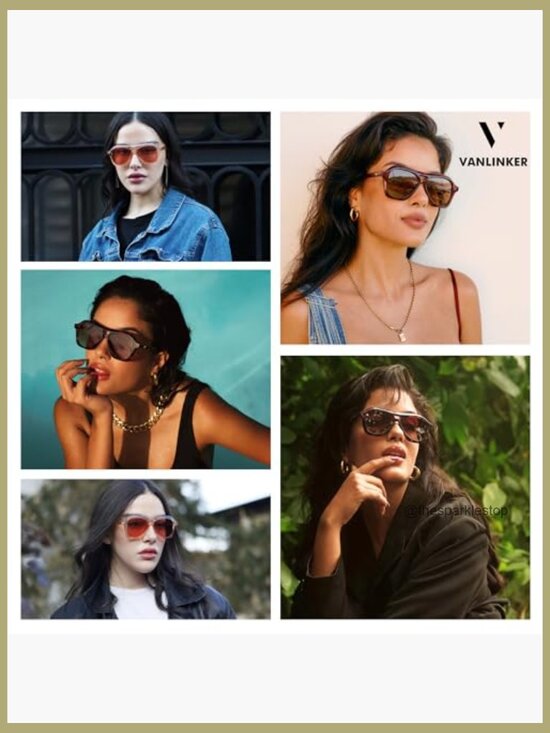 Retro 70s Square Aviator Polarized Sunglasses with Double Bridge Frame main image 6